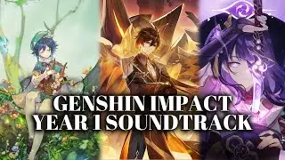 [1H] Best of Relaxing and Calm Genshin Impact Soundtracks OST | 1st Anniversary Year 1 Collection