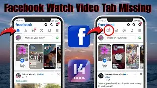 How To Fix Facebook Video Icon Not Showing | Facebook Watch Video Icon Tab Missing 2024