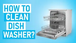 How to CLEAN DISHWASHER | with vinegar and baking soda