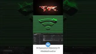 3D #Displacement Modulation FX in #AfterEffects