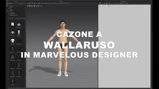 Cazone a wallaruso in Marvelous Designer - Tutorial in Italiano
