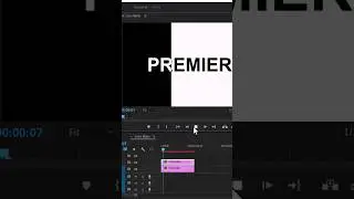 #premierepro Text wipe transition effect in Adobe Premiere Pro