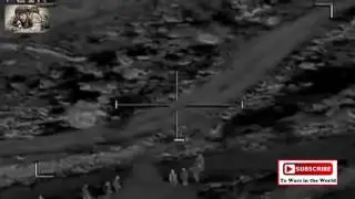 AH-64 Apache Helicopter   FLIR Combat Guntape