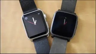 Pebble Time Steel vs Apple Watch!