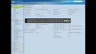 Cisco SF300-48P 48-Port 10/100 PoE Managed Switch with Gigabit Switch Backup and Restore