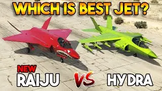 GTA 5 ONLINE : F-160 RAIJU VS HYDRA JET (WHICH IS BEST JET PLANE?)