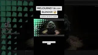 utiliza MIDJOURNEY IA para tus proyectos 3D y OBTENER resultados de CALIDAD 🤯🔥