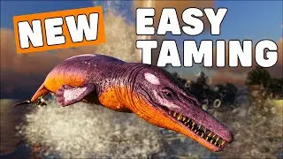 Basilosaurus NEW Easy Taming guide - Ark Survival Evolved.