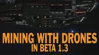 Elite: Dangerous. Mining with Drones in 1.3 Beta (Power Play)