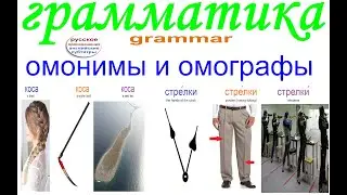 Русский язык / грамматика / ОМОНИМЫ и ОМОГРАФЫ