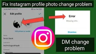 How to fix profile photo change problem on Instagram