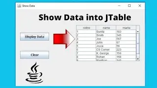 How to Get Data from Database to JTable in Java | Display MySQL Data into JTable