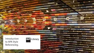 Introduction to APA style referencing