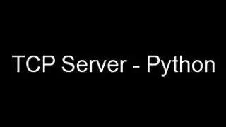 TCP Server - Python