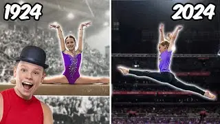 We tried 100 YEARS of Gymnastics!!!