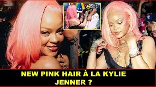 So Beautiful ‼ Rihanna Debuts Pink Hair for Date Night