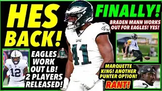 THEY SIGNED HIM BACK! THANK GOD! I FEEL BETTER ON EAGLES LB! BRADEN MAN WORKS OUT FOR EAGLES! YES!