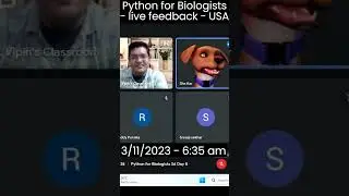 Python for Biologists  Dr. Shakti, USA
