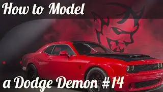 3D Car Modeling Tutorial pt.14 | Modeling a Dodge Demon