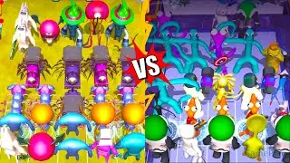 Merge Monster Rainbow Friends VS Ban Ban Fight Horror Garten ⭐ Merge Simulator Battles