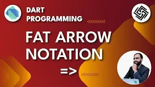 55. Dart Programming Language | Fat arrow notation in Dart | Urdu/Hindi