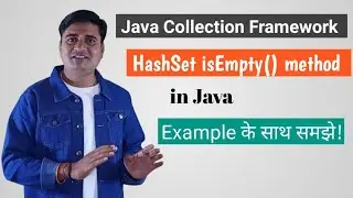 How to check if HashSet is empty Java | HashSet isEmpty() Method in Java