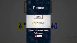 Factors And Multiples