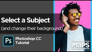 How to Select a Subject and Change a Background in Photoshop