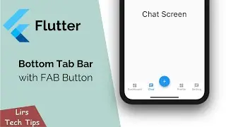 Flutter: Bottom Tab Bar Navigation with FAB Button