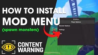 How To Install Mod Menu on Content Warning - Tutorial