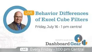 Behavior Differences of Excel Cube Filters