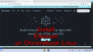 Install Electron on Chromebook Linux