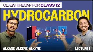 Hydrocarbons -1  | Alkane,Alkene, Alkyne | Class 11 Recap for Class 12 | Basics of Organic Chemistry