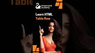 HTML table row tag - tr #shorts #html #trending