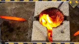 Melting Marbles With Electricity | How To Melt Glass With Electric Arc Furnace