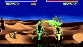 Ultimate Mortal Kombat 3 - SNES - Reptile - Fatality 2