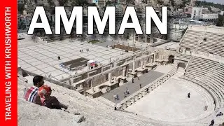 Tour Amman (capital city) Jordan travel video guide; Jordan tourism attractions