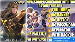 Script Skin Lancelot Hero Dawning Stars Swordmaster No Password | Full Effect Voice | New Patch