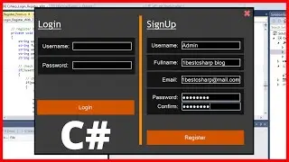 C# Project Tutorial - Make Login and Register Form Step by Step Using C# And Text File