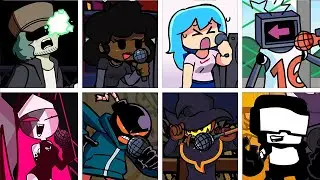 Nerves Remix but Every Opponent's Turn a Different Character Sings (FNF Nerves but Everyone Sings)