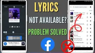 Lyrics Not Showing On Facebook Story After Selecting Lyrics Song Problem Solved | Lyrics FB Solved