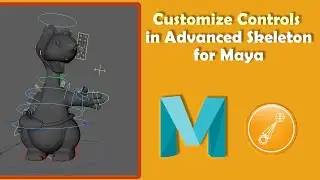 How to Customize/Resize Controls in Advanced Skeleton for Maya