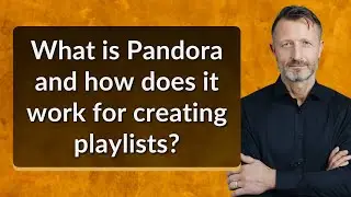 What is Pandora and how does it work for creating playlists?
