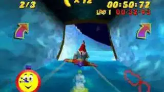 Diddy Kong Racing: Time Trial Walkthrough (Everfrost Peak)