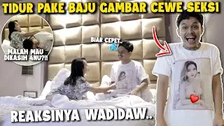 REAKSI ISTRI KETIKA AKU PAKE BAJU GAMBAR CEWE SEKS1! KACAU REAKSINYA🤣