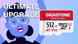 Unleash the Power of Gaming and 4K Video Recording with Gigastone's 512GB Micro SD Card!