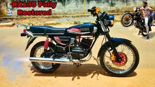 Yamaha RX135 Fully Restoration modified #yamaha #rx135cc_5speed_2stroke_ride_blastd_free_souls_besti
