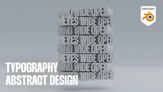 Abstract Typography - Blender Tutorial