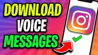 How to Download Voice Message on Instagram 2024! (New Update)