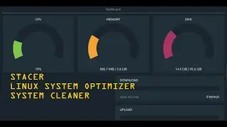 Stacer system optimizer for Linux